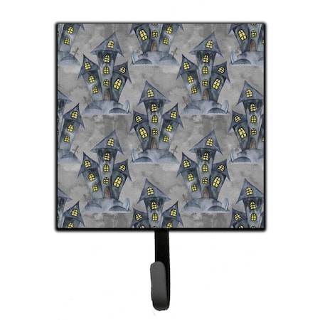 Jensendistributionservices Watecolor Halloween Haunted House Leash or Key Holder, 4.25 x 1 x 7 in. MI1657153